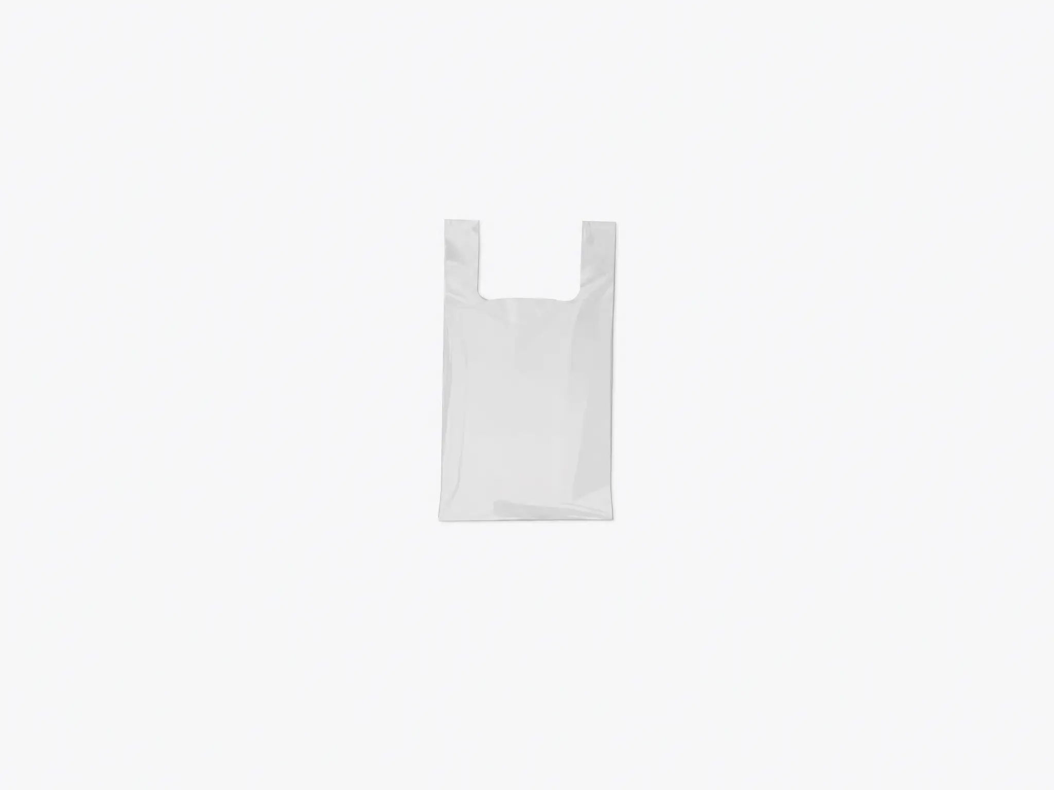 Bolsa plástico camiseta 30x40cm