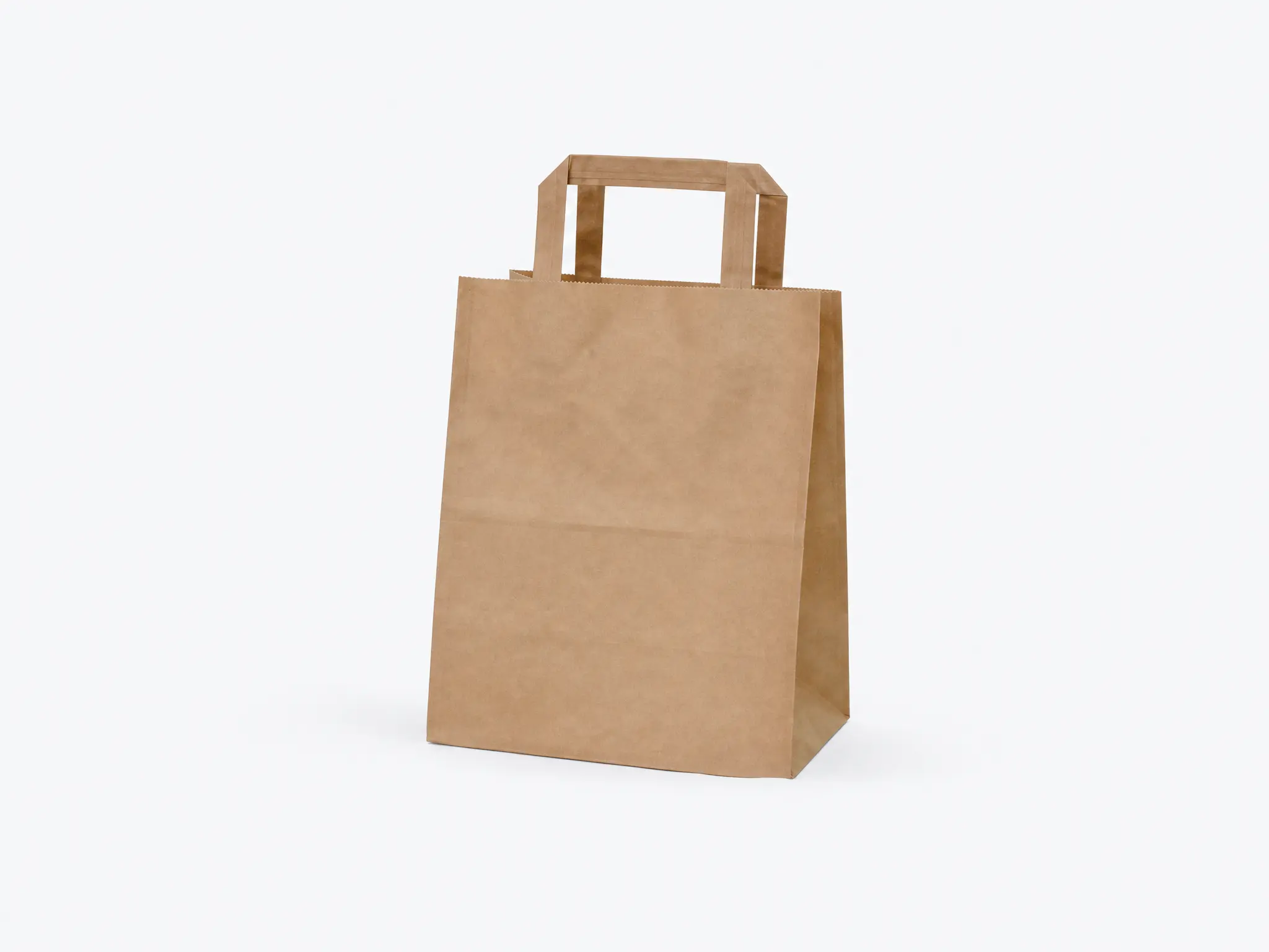 Bolsa papel kraft asa plana 26+14x32mm