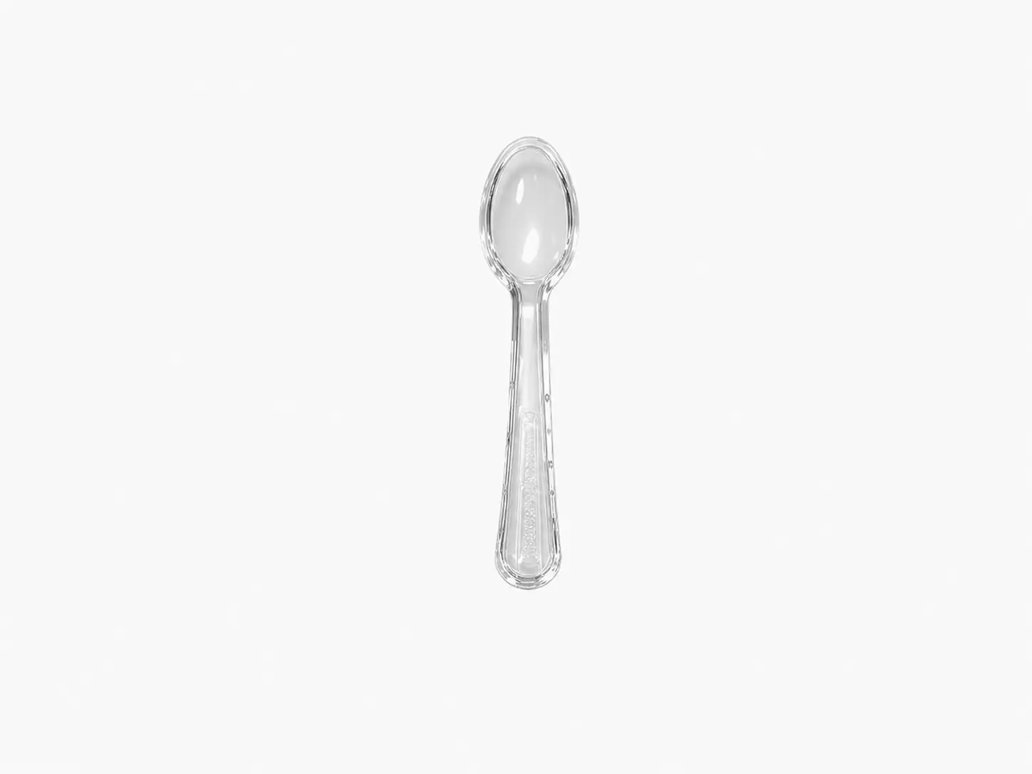 Cuchara transparente 120mm