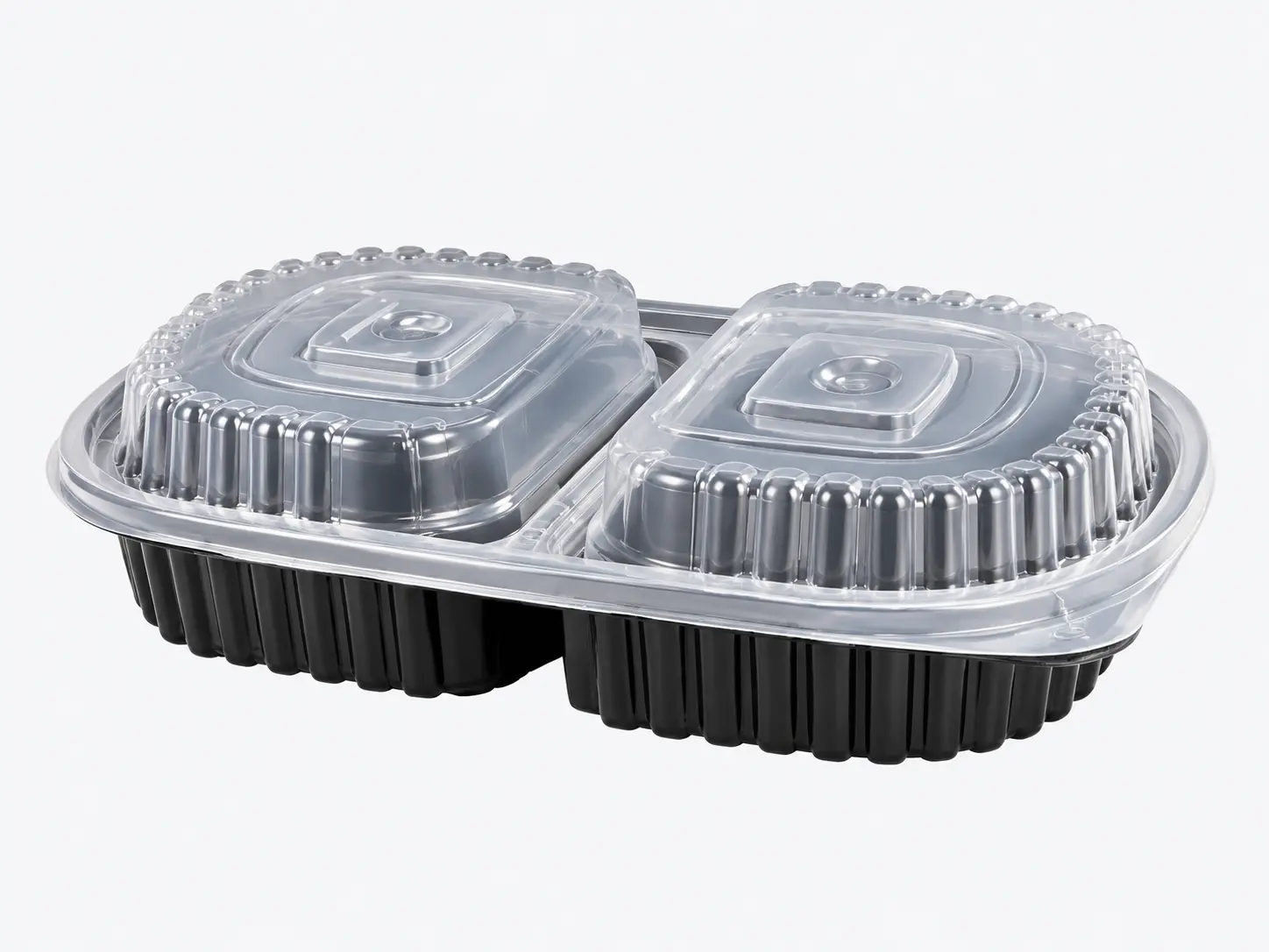 Envase PP negro 1000ml (rect)