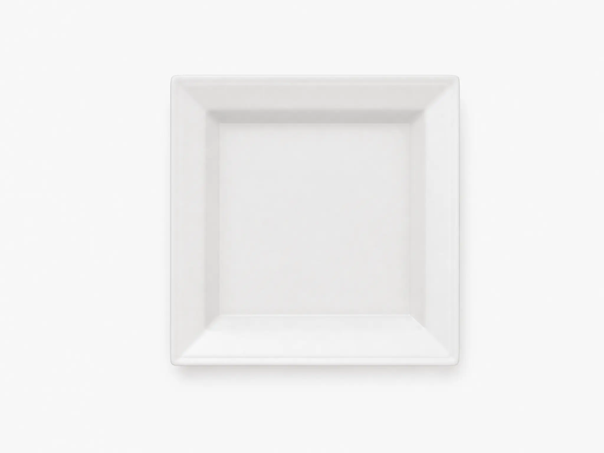 Plato cuadrado caña azúcar 160x160mm