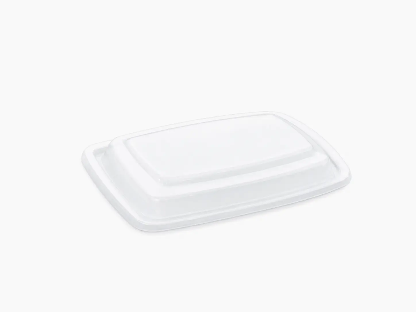 PP tapa bandeja rectangular 16x23cm