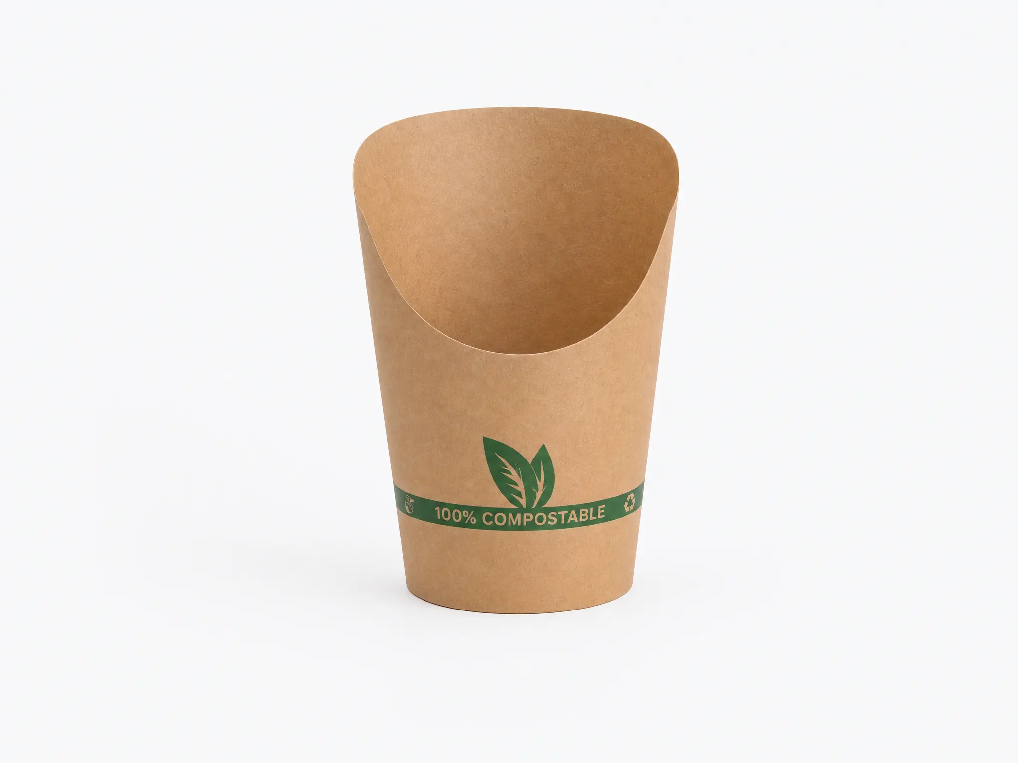 Fast food cartón vaso 90x60x90mm