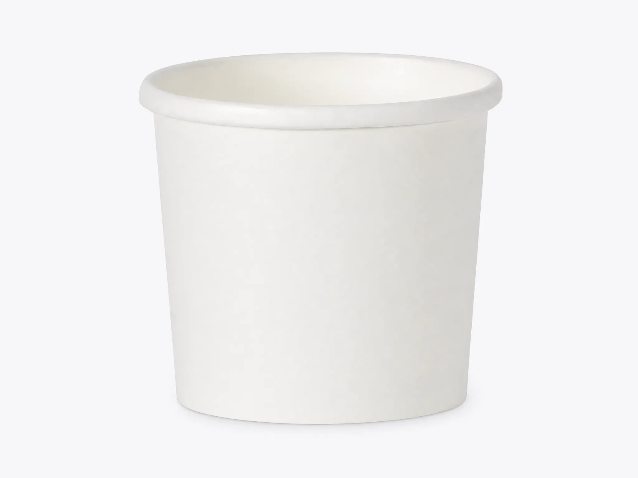 Tarrina cartón blanca 290ml frio/calor