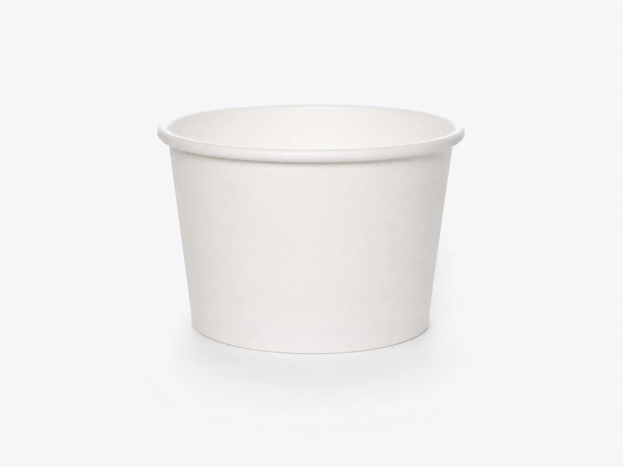 Tarrina cartón blanca 240ml frio/calor
