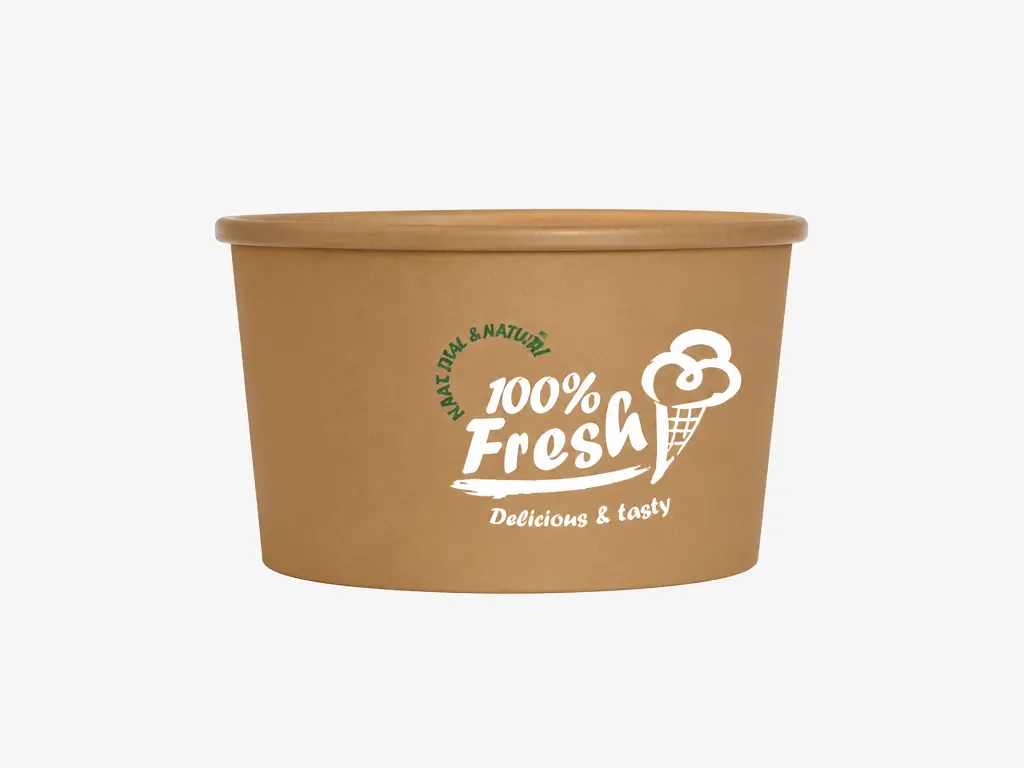 Tarrina helado kraft 240ml