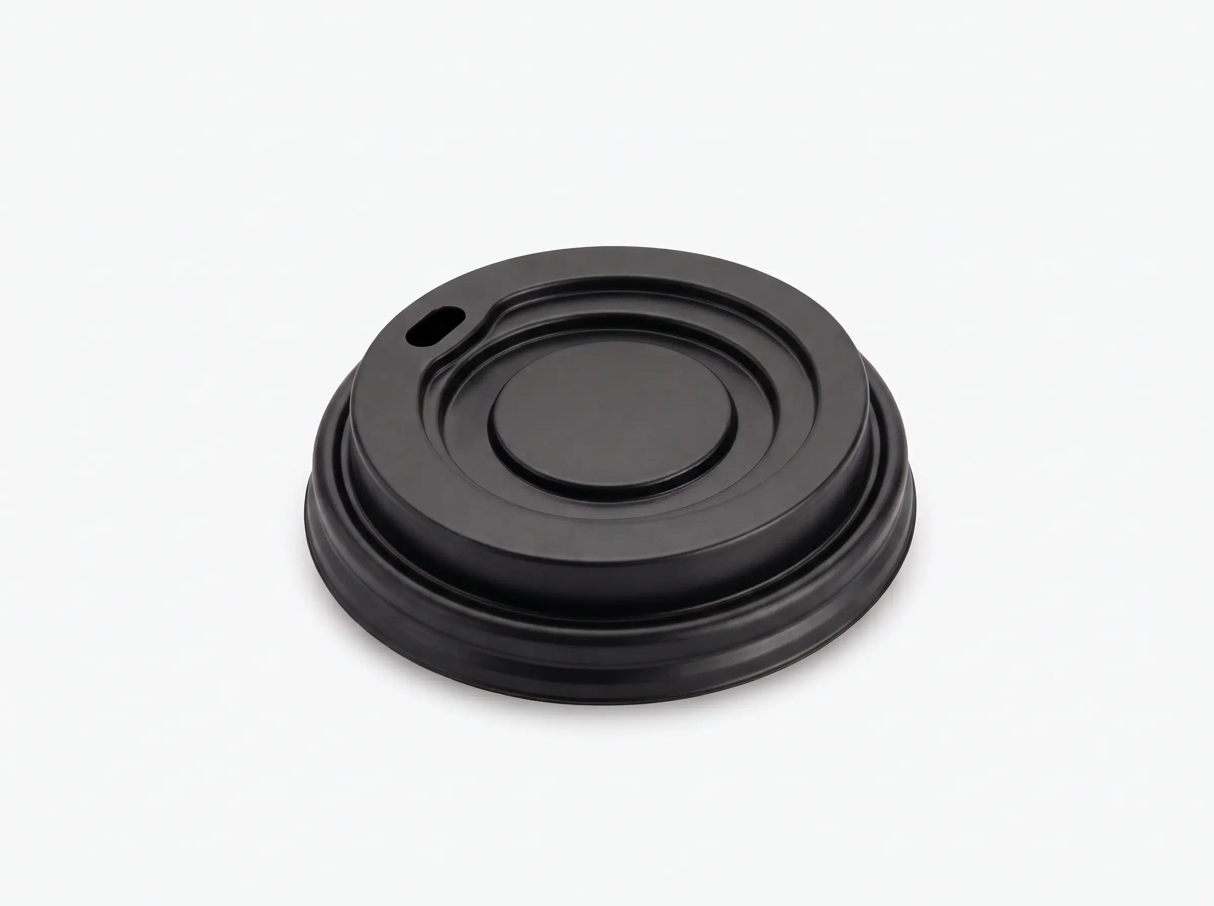 Tapa travel negra 8cm
