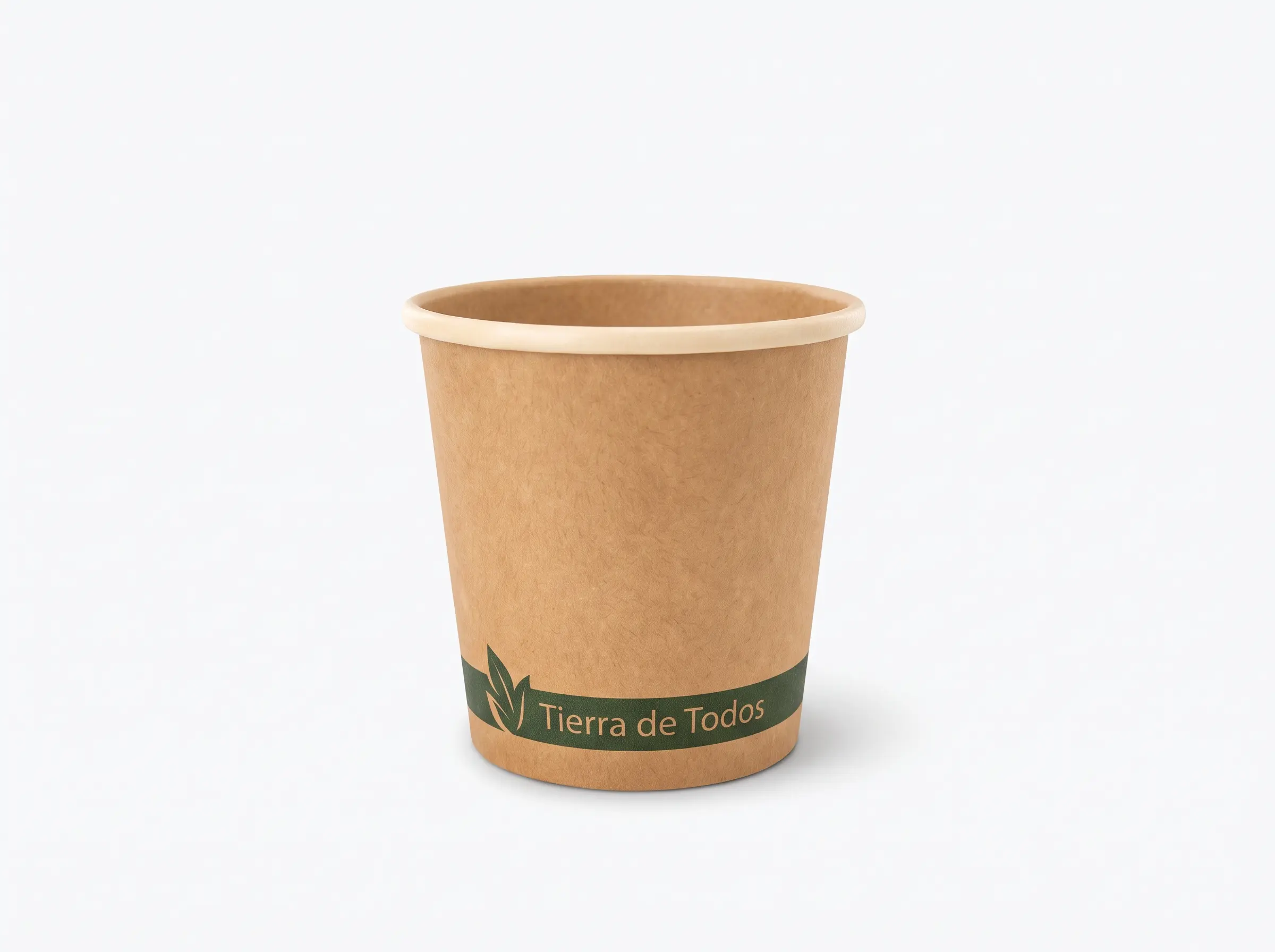 Vaso cartón kraft 120ml
