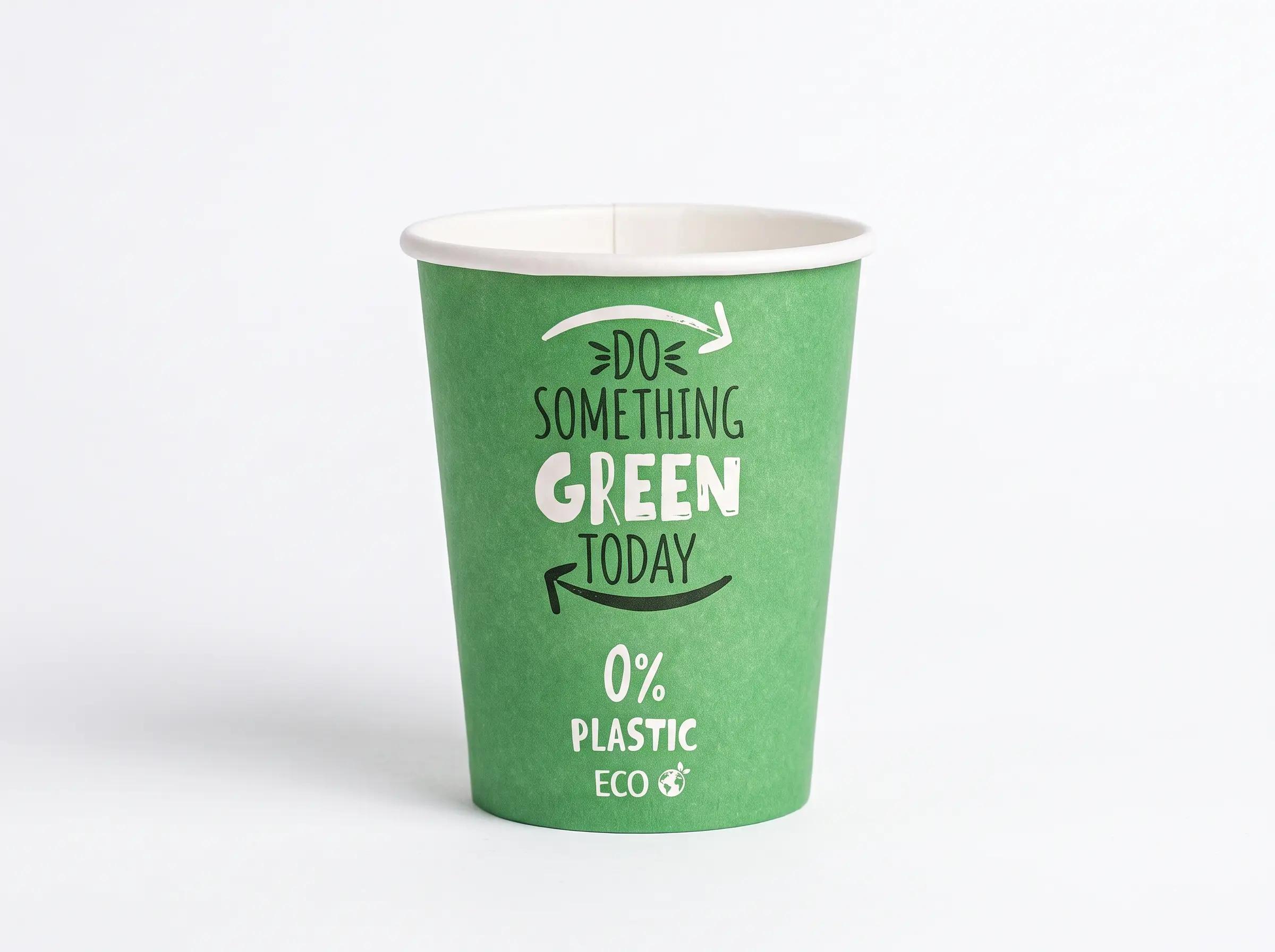 Vaso cartón plastic free 200ml