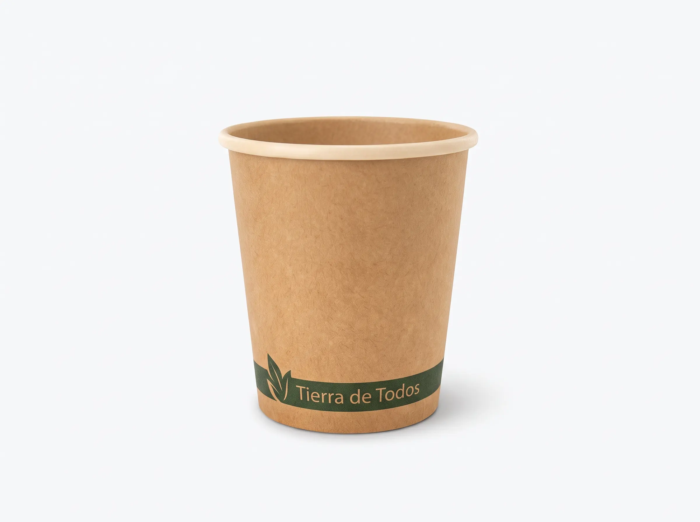 Vaso cartón kraft 200ml