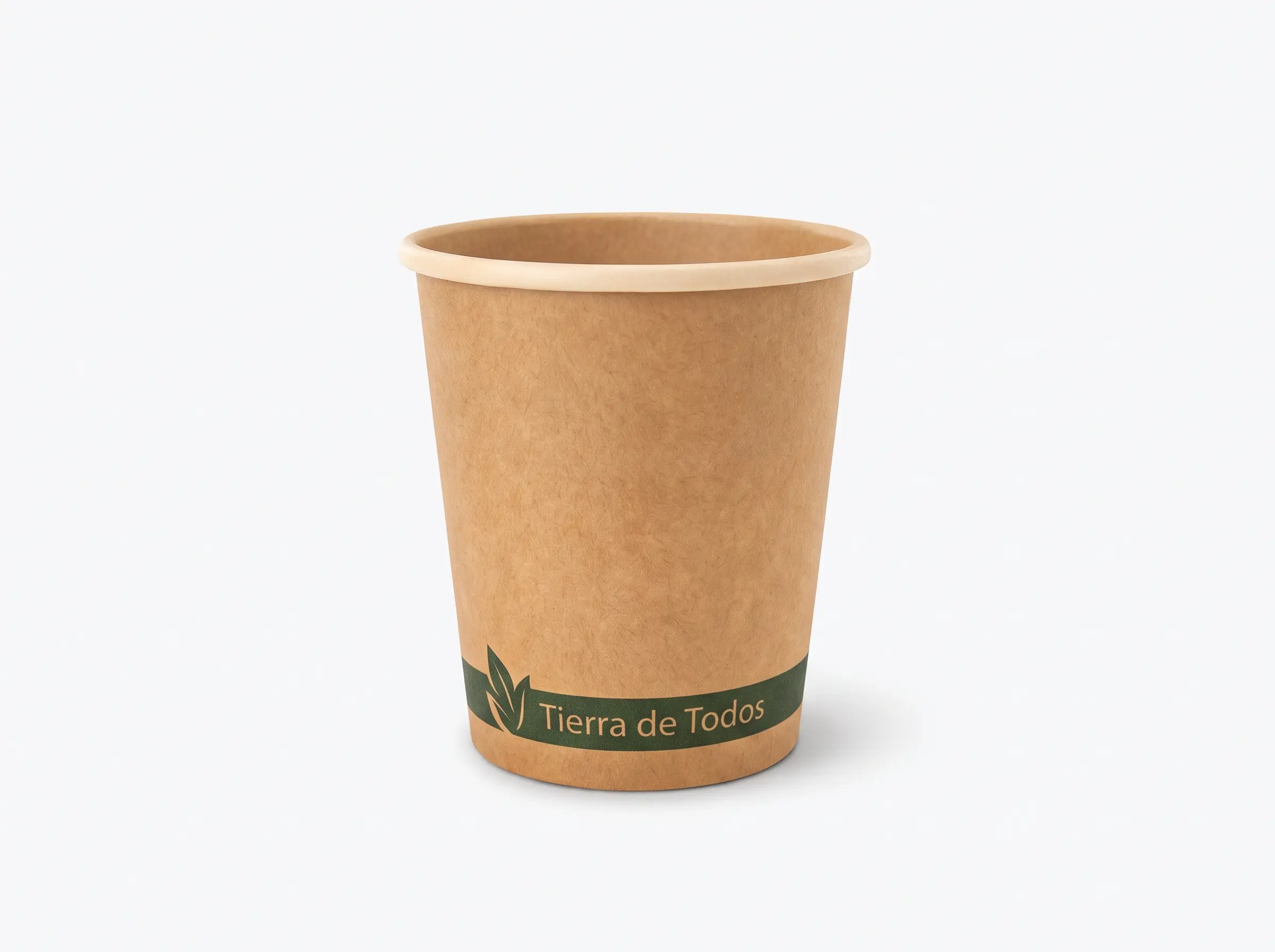 Vaso cartón kraft 230ml